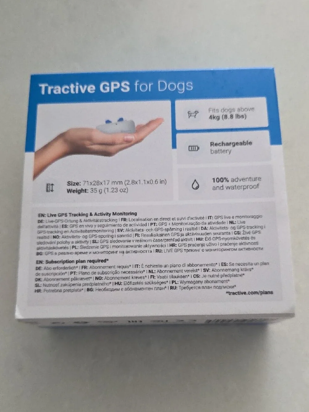tractive compact gps